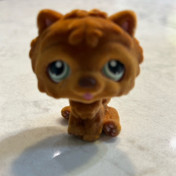 LPS Littlest Pet Shop #332 Flocked Chow Chow - Picture 1 of 5